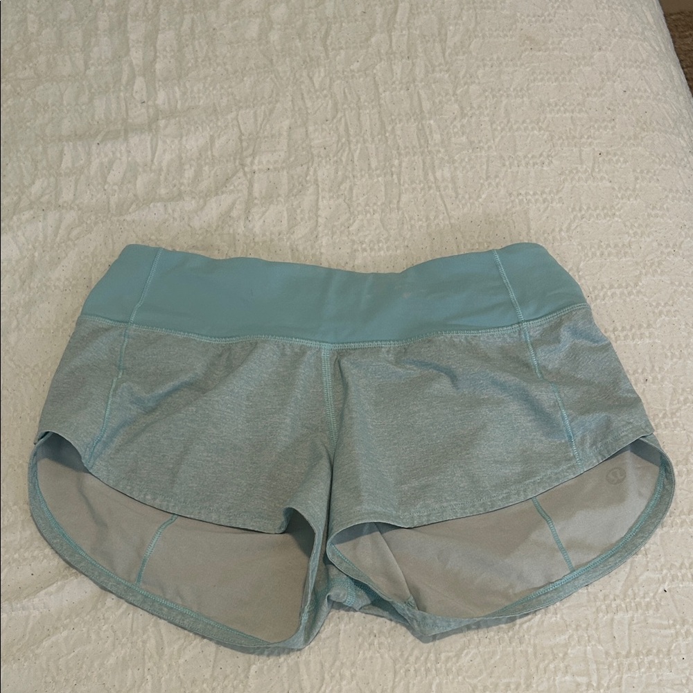 Lululemon teal shorts